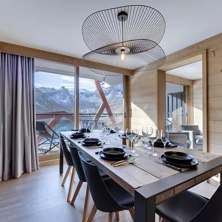 Moderne 7 Pers. Avec Babyfoot, Buanderie Et Vue Sur Le - Fr-1-641-2 Apartment Tignes